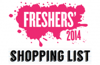 Freshers Shopping List