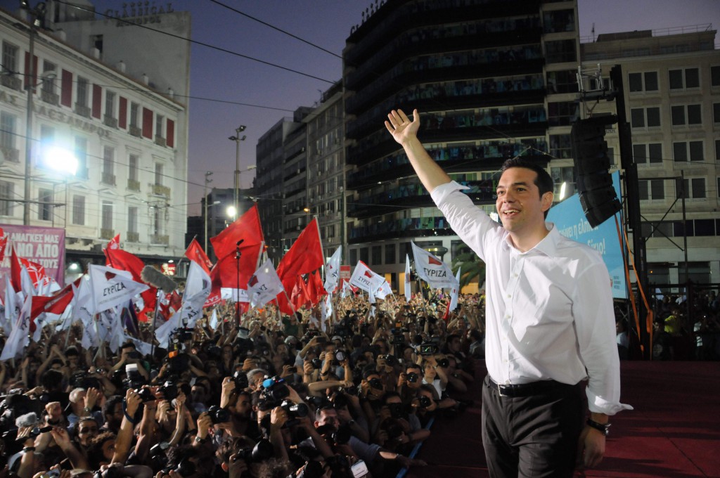 Alexis Tsipras wins the election with Syriza. Photo: Jewish Herald